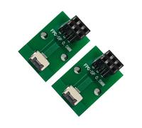 QUARKZMAN 2Pcs FFC FPC Carte de Connecteur 5 Broches 0.5mm Prise vers 2.54mm Adaptateur de Bande d'Embase Femelle à Double Rangée, Carte de Conversion PCB pour Téléviseurs LCD