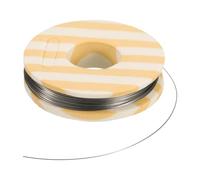 QUARKZMAN 2Pcs Fil de Résistance de Chauffage de Four de Bobine d'Élément Chauffant FeCrAl de Calibre 29, 10 Mètre fil chauffant pour le Composant Électronique