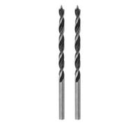 QUARKZMAN 2Pcs Forets à Pointe de Centrage de 3 mm (8/64") Dia Tige Ronde Droite en Acier Foret Hélicoïdal Métrique à Pointe de Centrage 1,2" Profondeur de Perçage Forets Hélicoïdaux