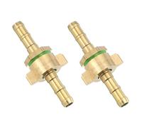 QUARKZMAN 2Pcs Raccords de Tuyau en Laiton M14 à 7mm ID | 57mm Longeur Raccord cannelé Raccords Embout De Tuyau, Adaptateur hygiénique Pour Systèmes à Vide Connexions