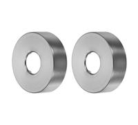 QUARKZMAN 2Pcs Rosace De Douche, 2.4"x0.7" 304 Acier Inoxydable Rond Plaque De Remplacement Pour 0.83" Dia. Tuyaux Universel Couverture De Bras De Douche Combler Trous Interstices, Gris