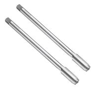 QUARKZMAN 2pcs Tarauds À Filet Droit M12 x 1.75 H2 160mm Pour Machine À Vis | Extra Long Tarauds Métriques, Acier Rapide 6542 HSS 6542