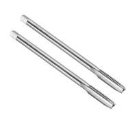 QUARKZMAN 2pcs Tarauds À Filet Droit M8 x 1.25 H2 120mm Tarauds Métriques | Pour Machine À Visser, Acier Rapide 6542, Extra Long, HSS 6542