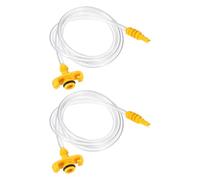 QUARKZMAN 2Pcs Tube À Air 10cc Connecteur Adaptateur Pour Seringues De Distribution De Colle Accessoires De Remplacement Pour Cartouches De Liquide Colle Industriel, Jaune