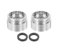 QUARKZMAN 2Pièces Adaptateur De Mousseur De Robinet, 1/2" Femelle Vers M22 Mâle Avec Joint, Longueur 15mm, Réducteur De Robinet Aérateur, adaptateur robinet cuisine pour tuyau d'arrosage