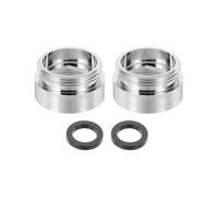 QUARKZMAN 2Pièces Adaptateur De Mousseur De Robinet, Femelle M22 À Mâle M22 Avec Joint, Longueur 13mm, Réducteur De Robinet Aérateur, adaptateur robinet cuisine pour tuyau d'arrosage