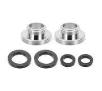 QUARKZMAN 2Pièces Adaptateur De Mousseur De Robinet, M14 Mâle À M22 Mâle Avec Joint, Longueur 10mm, Réducteur De Robinet Aérateur, adaptateur robinet cuisine pour tuyau d'arrosage, Aérateu