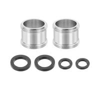 QUARKZMAN 2Pièces Adaptateur De Mousseur De Robinet, M22 Mâle À M22 Mâle Avec Joint, Longueur 18mm, Réducteur De Robinet Aérateur, adaptateur robinet cuisine pour tuyau d'arrosage, Aérateu