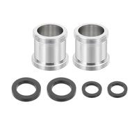 QUARKZMAN 2Pièces Adaptateur De Mousseur De Robinet, M24 Mâle À M22 Mâle Avec Joint, Longueur 23mm, Réducteur De Robinet Aérateur, adaptateur robinet cuisine pour tuyau d'arrosage, Aérateu