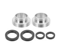 QUARKZMAN 2Pièces Adaptateur De Mousseur De Robinet, M30 Mâle Vers M22 Mâle Avec Joint, Longueur 14mm, Réducteur De Robinet Aérateur, adaptateur robinet cuisine pour tuyau d'arrosage