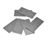 QUARKZMAN 2x 6PCS Plaque de Soudage en Acier Doux 4 pouces pour MIG TIG | Épaisseur de 11 Gauge, Pratique et Entraînement au Soudage, ARC Gaz Baguette