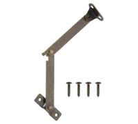QUARKZMAN 3.4" Charnières De Support De Couvercle Pliantes, Charnière De Levage, Charnières En Fer Rotatives À 180 Degrés Avec Vis Pour Boîtes En Bois, Coffret À Bijoux, Affichage, Bronze