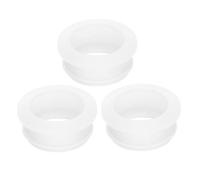 QUARKZMAN 3 Pièces Passe Fils Électrique en Caoutchouc, 30mm Trou de Perçage, Passe Câble 25mm Diamètre, Bouchon Trou Joint Œillet Protection Fil pour Prise Sortie Câble, Transparent