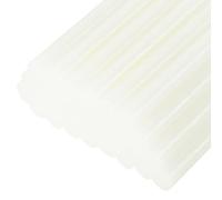 QUARKZMAN 30 Pièces Bâtons de Colle Chaude pour Pistolet, 11mm x 100mm Recharge Universelle pour Pistolet à Colle pour Bricolage, Artisanat, Réparations, Décoration, Paillette Blanc
