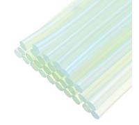 QUARKZMAN 30 Pièces Bâtons de Colle Chaude pour Pistolet, 7mm x 100mm Recharge Universelle pour Pistolet à Colle pour Bricolage, Artisanat, Réparations, Loisirs Créatifs, Bleu Clair