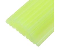 QUARKZMAN 30 Pièces Bâtons de Colle Chaude pour Pistolet, 7mm x 100mm Recharge Universelle pour Pistolet à Colle pour Bricolage, Artisanat, Réparations, Loisirs Créatifs, Jaune Lumineux
