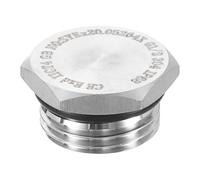 QUARKZMAN 304 Inox Acier Tuyau Bouchon Raccord G1/2 Mâle Filetage Extérieur | Hex Tête Hexagonal Tête Bonde Bouchons Raccords Joint Bague Air Eau Huile Gaz Tube