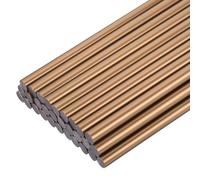 QUARKZMAN 30pcs Bâtons De Colle Chaude Taille Pleine 11mm x 200mm Haute Adhérence Grands Bâtons De Colle Chaude Pour Glue Gun, Bronze Or
