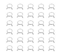 QUARKZMAN 30Pcs Colliers De Serrage Pour Tuyau Carburant 23mm DI 23mm Diamètre De Serrage Colliers À Ressort Pour Tubes Assortiment En Acier Au Manganèse 70 Pour Tuyau D'Air Tuyau D'Eau Moto