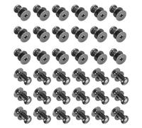 QUARKZMAN 36 Pcs Mini Poignées Rondes, 5mm Petites Poignées De Tiroir, Pour Commode Placard Boîte À Bijoux Coffrets Cadeaux, Noir