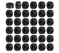 QUARKZMAN 36pcs Rondelles en Caoutchouc Anti-Vibration Épaises, Entretoise Plate Amortisseur pour Connexions Électriques Réparations Automobiles Appareils, 20mm OD x 6mm ID x 8mm Hauteur
