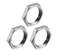 QUARKZMAN 3Pcs Raccord de Tuyau Coulé Écrou à Six Pans, Acier Inoxydable 304 Écrou à Six Pans NPT 3/4" Filetage Femelle pour Plomberie Fixe, Balai à Eau et Nettoyeur de Sous-Carrosserie