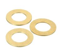 QUARKZMAN 3Pcs Rondelle Métal Plate Laiton, Kit Rondelles M22 Cuivre Rondelles D'Écrasement Assortiment, 22mm DI, 38mm DE, 2mm D'Épaisseur Pour Boulons Vis Réparation, Construction