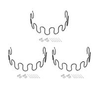 QUARKZMAN 3Sets Kit de Remplacement de Ressorts de Rembourrage 15.75" | Kit de Réparation de Coussins Affaissés, Avec Clips Et Clous, pour Canapé Fauteuil Relax