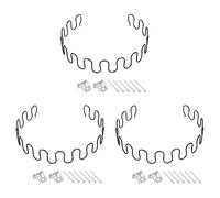QUARKZMAN 3Sets Kits de Remplacement de Ressorts de Rembourrage | 25.59" Avec Clips Et Clous pour Canapé Fauteuil Reclameur Meuble, Kit de Réparation de Coussins Affaissés