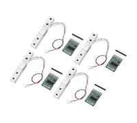 QUARKZMAN 4 Ensemble Capteurs de Poids à Cellules de Charge Numériques 10Kg | avec Module Capteur de Pesage HX711 24 Bits de Précision A/D à Double Canal pour Kit Balance Cuisine Électronique