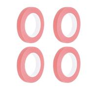 QUARKZMAN 4 Pcs 0.4 Pouce Large 14 Yards Rouleaux de Ruban de Masquage Rose | pour Peintres, pour La Maison, Propre, sans coulures, Peinture, Papier Crépon Large
