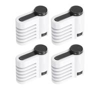 QUARKZMAN 4 Pcs Niveleur De Gâteau Trancheur, DIY Trancheur De Gâteau, 5 Couches Coupe-Pain Niveleur Outils De Cuisine Pour Pain Toast Desserts Pâtisserie DIY Pâtisserie, Noir