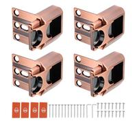 QUARKZMAN 4 Pcs Serrure De Renfort De Porte Pour La Sécurité Domestique, Verrou De Sûreté Pour Enfants, Serrure De Nuit De Sécurité Améliorée, Serrure De Protection Supplémentaire Pour Porte