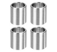 QUARKZMAN 4 Pièces Rondelles Metal, 20mm ID x 25mm OD x 30mm Longueur Rondelle Métallique non Filetée Douille Finition Lisse, Entretoises en Acier Inoxydable Convient pour Vis M20