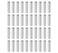 QUARKZMAN 40 Pcs 4 mm x 16 mm Goujons Cylindriques Ton Argenté | Acier Inoxydable 316L, Éléments Fixation Étagère, Goujons Métalliques Étagère, Goujons Cylindriques