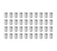QUARKZMAN 40 Pcs 5 mm x 8 mm Goujons, 316L Acier Inoxydable Goujons Cylindriques Chevilles Support D'Étagère Tige D'Élément Fixation Métalliques Ton Argenté