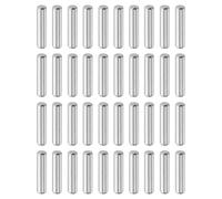 QUARKZMAN 40 Pcs Goujons Cylindriques 4 mm x 18 mm Ton Argenté | 316L Acier Inoxydable, Éléments Fixation Tiges Goujons Chevilles, Support Étagères, Chevilles Métalliques