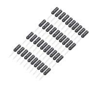 QUARKZMAN 40 Pcs SW-18020P Capteur De Vibration, 12V 20mA Interrupteur A Ressort Electronique Haute Sensibilite Pour Composant Electronique Circuit Electrique, Noir