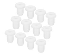 QUARKZMAN 40 Pièces T Type Caoutchouc Passe-Fil Dia 5mm Bouchons Blanc | ID 3mm, Joint Protection