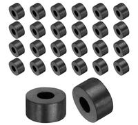 QUARKZMAN 48pcs Rondelles en Caoutchouc Anti-Vibration Épaises, Entretoise Plate Amortisseur pour Connexions Électriques Réparations Automobiles Appareils, 20mm OD x 8mm ID x 10mm Hauteur
