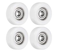 QUARKZMAN 4pcs 626ZZ Poulie à Roulements, 6x30x12mm Roulements Rigides à Billes à Gorge Profonde, Roue Roulante Transporteuse Poulie Plate pour Accessoires Quincaillerie Meubles Fenêtre