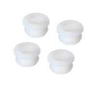 QUARKZMAN 4Pcs Bouchon Passe Fil Caoutchouc Diamètre d'Installation de 20mm, ID 16mm, Hauteur 14mm Passe-Câble Transparent Joint Anti-Rayures pour Boîte Électrique et Conduit de Câble