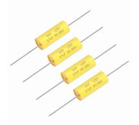 QUARKZMAN 4Pcs Condensateur 2.7uf Condensateur de Filtrage 250V Filtre de Haut-Parleur Axial Audio, Condensateur à Film MKP
