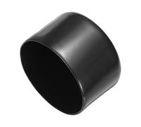QUARKZMAN 4Pcs Embout Caoutchouc 63mm ID x 40mm H Cache Vis Noir Cache-Vis Rond en Vinyle pour Protéger Le Filetage