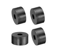 QUARKZMAN 4Pcs Entretoises en Caoutchouc 40mm Od, 12mm Id, 20mm Hauteur Rond Entretoise Anti-Vibration Bague Rondelles Épaisses pour Accessoires Maison Voiture