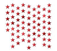 QUARKZMAN 4Pcs Guirlande Étoiles Pailletées, 16m Étendard Étoiles Réfléchissant Double Face Décoration Suspendue pour Mariage Anniversaire Noël Fête, Rouge