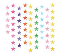 QUARKZMAN 4Pcs Guirlande Étoiles Pailletées, 16m Papier Nacré Double Face Guirlande Étoiles Scintillantes Décoration Suspendue pour Mariage Anniversaire Noël Fête De Vacances, Coloré