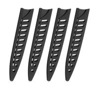 QUARKZMAN 4Pcs Housses de Protection pour Lame de Couteau pour Lame de Couteau Utilitaire de 5 Pouces, Couverture de Protection Universelle pour Lame de Couteau, Noir