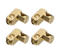QUARKZMAN 4Pcs Tige De Vidage pour Lavabo Diamètre 5.2mm Joint Universel | Connecteur De Liaison En Laiton, Pour Pièces De Remplacement De Vidage De Lavabo De Salle De Bain