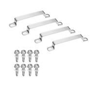 QUARKZMAN 4SET SUPPORT DE BRIDE EN U 100X20MM COLLIER DE TUYAU CARRE